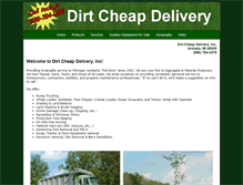 Tablet Screenshot of dirtcheapdelivery.com
